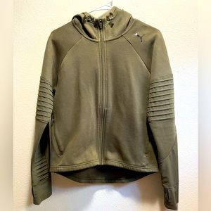 Puma green hoodie